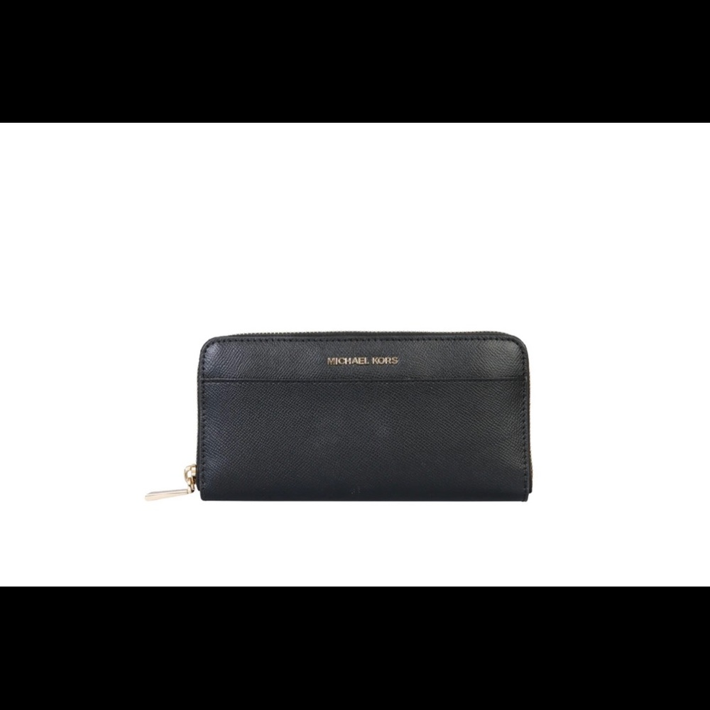 Michael Kors black and gold wallet